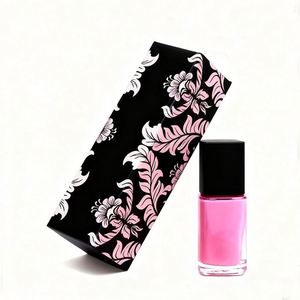Boîte à cartes pour vernis à ongles estampillée à l'or, emballage personnalisé en carton premium pour produits de soin des ongles - Product Image 3