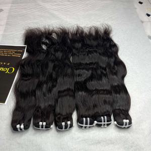 Cabello Humano Vietnamita de Doble Trama al por Mayor, Precio de Fábrica Económico, Cabello Remy Humano de Color Natural, Ondulado Natural, Cabello de Primera Calidad - Product Image 4