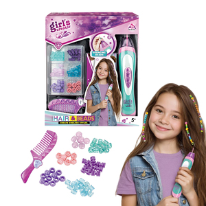 Machine à tresser les cheveux DIY pour filles 2026 – Tresseur automatique à manivelle pour enfants – Kit de <span class=keywords><strong>coiffure</strong></span> créative avec perles - Product Image 1