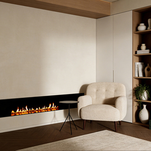 Chimenea de Bioetanol Contemporánea Inno-Fire de 72 Pulgadas, Chimenea Inteligente para el Hogar - Product Image 3