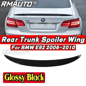 สำหรับ BMW ซีรีส์ 3 รุ่น 2 ประตู E92 M3 ปี 2006-2010 ชุดแต่งสปอยเลอร์หลังทรง P สปอยเลอร์ฝากระโปรงท้ายรถยนต์ อุปกรณ์ตกแต่งรถยนต์ สปอยเลอร์หลัง - Product Image 1