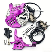 Surron Ultra Bee CNC Aluminium Hinterrad-Bremshebel mit Doppelbremssattel-Halterung, Hochleistungs-Elektrofahrrad Talaria MX4 E-Ride Pro SS
