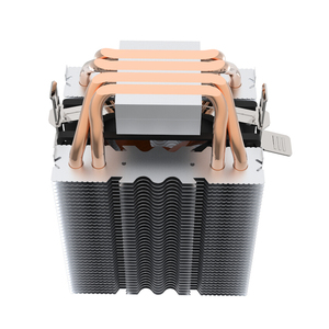 Copper Pipe 4 Tube Cpu Radiator TPD 110W with Aluminum Stack Stamping <strong>Fins</strong> PWM for PCB Board Home Industry PC Desktop <strong>Computer</strong> - Product Image 3