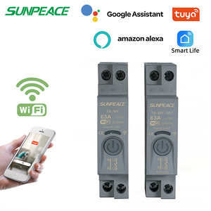 Nhà thông minh cuộc sống Mini MCB 1P Wifi thông minh chuyển đổi 0-63a năng lượng Meter & kWh đo giám sát ngắt mạch hẹn giờ Relay - Product Image 4