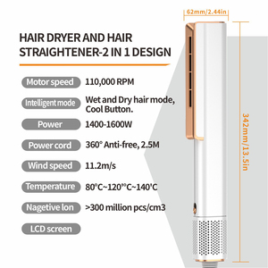 Multi styler 2 in 1 airstyler wet to dry plancha cabello flusso d'aria soffiatore d'aria essiccatore ferro piatto piastra per capelli con aria - Product Image 2