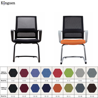 Chaise de bureau ergonomique de luxe pivotante en tissu, moderne, pour le bureau à domicile, l'ordinateur, la réception et le personnel, vente en gros de haute qualité