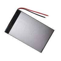 Baterai Lithium Polimer 3290145 Baterai Pengganti 2 Kabel Baterai Isi Ulang Kapasitas Tinggi untuk Speaker PC Tablet