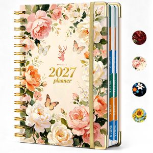 <span class=keywords><strong>Agenda</strong></span> 2027, Cuaderno de Horarios, Planificador Diario y Anual Personalizado - Product Image 6