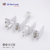 Adaptador de Corriente de Alta Calidad CB CE CCC 5W 10W 15W 100W, 5v 2a 3a, Enchufe EU UK SAA US, Fuente de Alimentación Conmutada Médica ITE