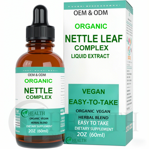 Gouttes de feuilles de marrue (Urtica Dioica), options de teinture à base de glycérine et d'alcool, extrait végétal naturel pour les gammes de compléments bien-être - Product Image 4