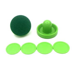 Accessoires de <span class=keywords><strong>table</strong></span> de hockey <span class=keywords><strong>sur</strong></span> air léger 2 gardiens de but pousseurs coulissants 4 rondelles pour le divertissement - Product Image 3