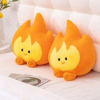 Usine Fluffy Flamme En Forme Doux En Peluche En Peluche Coussin pour Collection Designer Personnalisé Mignon Dessin Animé Art En Peluche Jouet Coussin