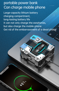 Casque de jeu sans fil M45 TWS <span class=keywords><strong>BT53</strong></span> Écouteurs basses stéréo avec micro Mini écouteurs à faible latence pour téléphone portable - Product Image 4