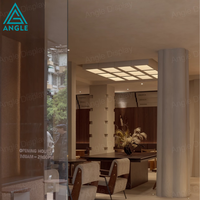 Nouveau design 2026 : Mobilier de café-bar en bois massif avec éclairage LED pour kiosque alimentaire de centre commercial, utilisation intérieure/extérieure