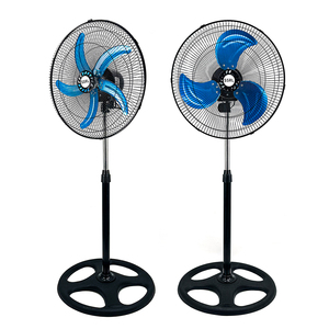 Ventilador Industrial de Alta Potencia de 18 Pulgadas: Ventilador de Alto Flujo de Aire para Uso en Fábricas y Comercios, Pedestal Doméstico con Oscilación y Alto Flujo de Aire - Product Image 1
