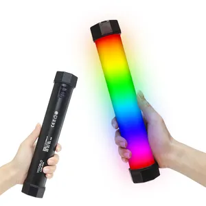 Wholesale handheld tube light-Yidoblo Tube LED Light Wand Portable Handheld Photographic Lighting Stick RGB Color Video Light for Photography Studio