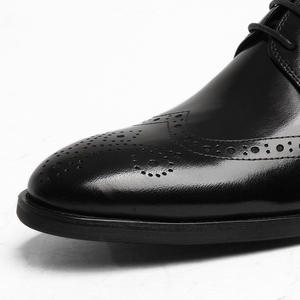 Zapatos Oxford de Cuero Auténtico de Reserva con Correa Ajustable y Soporte Estable, Zapatos Casuales para Hombre, Zapatos de Vestir - Product Image 3