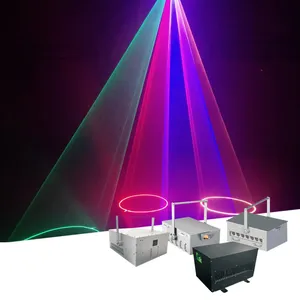 OXmas lampu Laser luar ruangan proyektor bergerak cahaya Laser kepala untuk kinerja panggung dan Landmark