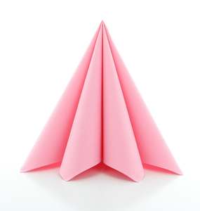 Disposable Linclass Airlaid Dinner Napkins Soft <b>Tissue</b> Folded Napkins Uni <b>Pink</b> 40 X 40 cm 1/4-Fold - Product Image 2