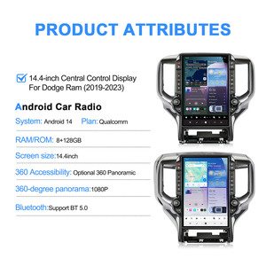 NaviHua New Upgrade Android <b>System</b> 14.4 Inch Touchscreen GPS DSP Radio <b>Stereo</b> for Dodge Ram 2019-2023 Car Player Carplay Player - Product Image 5