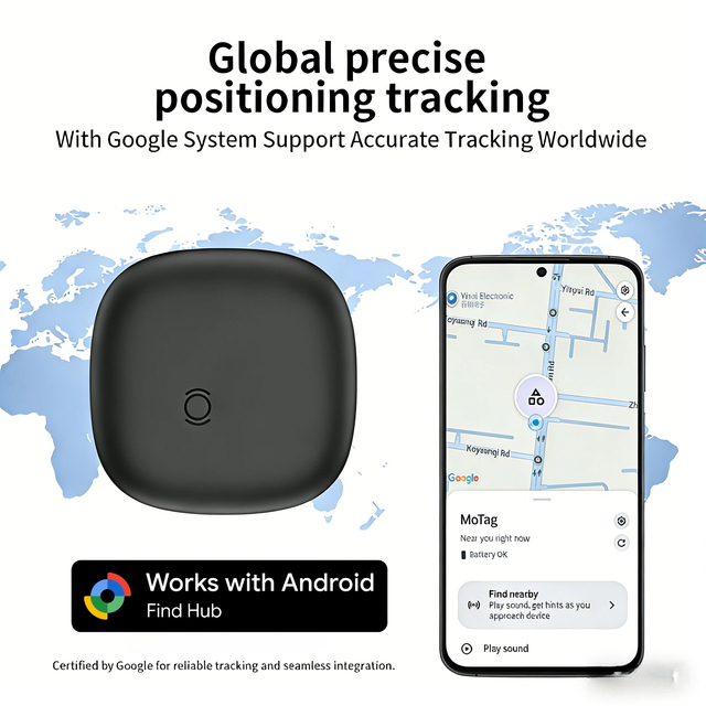 Smart Tag Compatible Android Tracker Mini Locator Key Finder For Bag Luggage Wallet Pets Kids Vehicle For Global