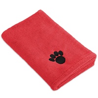 Serviette de bain et de séchage en microfibre personnalisée pour chiens et chats, fabriquée par un fournisseur direct