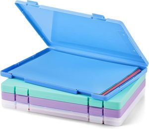 Nhựa sổ lưu trữ giấy lưu trữ hộp tập tin di động dự án hộp thư, thư mục văn phòng Hội Đồng Quản trị trò chơi Tạp Chí nghệ thuật lưu trữ container - Product Image 1