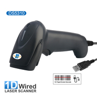 DS5310 Cable USB 1D Escáner de código de barras Lector láser con soporte Interfaz com Producto en stock