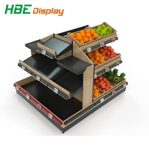 ชั้นวางของพลาสติกโลหะหลายชั้นสำหรับโชว์ผักผลไม้ - Product Image 2