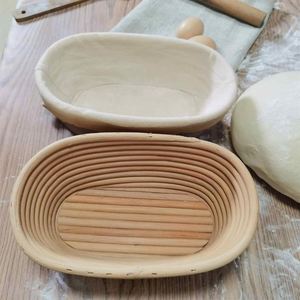 2Pcs Sourdough Starter Kit Grattoir Pain Bosses Jar Bois Acier Inoxydable Lame Panier Rond 9 Pouces Large - Product Image 2