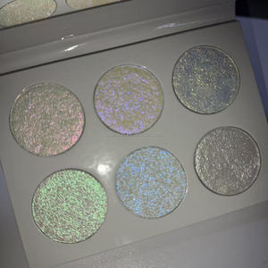 2024 HOT Rebranding trucco ad alta pigmenti Private Label duocromatico trucco diamante scintillante Bling <span class=keywords><strong>bianco</strong></span> <span class=keywords><strong>evidenziatore</strong></span> - Product Image 1