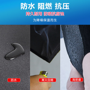 Class1 <b>Rubber</b> Plastic Insulation Board B1 Flame Retardant High Density For Air Conditioning Ducts And Cold Storage Walls - Product Image 4