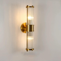 Applique murale moderne en or et cristal pour intérieur, idéale pour la maison, le salon, la chambre, l'hôtel, la villa, le couloir, l'entrée et les projets de décoration