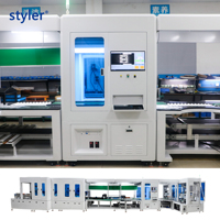 Équipement de Ligne d'Assemblage de Modules de Batterie Styler Entièrement Automatique 4500 pièces/heure CE ISO 2026 PLC+MES Clé en Main Multi-Tension