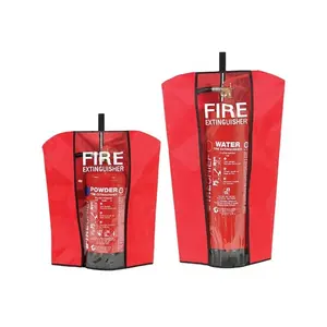4 KG de PVC extintor de fuego cubierta protectora en extintor de incendios