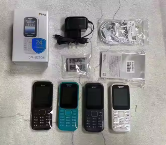 B310 Original Brand New Mobile Phone with Dual Sim Card and Long Battery Life Feature Phone Take with Earphone