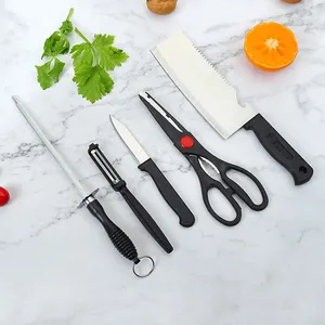 Gk Promotional China Herstellung Günstige Preis Promotion Geschenk Küchenmesser Set 5PCS Messerset, 5PCS Edelstahl Geschenk box
