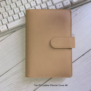 ขายดี A6 A5กันน้ำ A7หนังพียูมีหลายสีมาการองสมุดแพลนเนอร์ของขวัญสุดหรูสมุดโน๊ต - Product Image 3