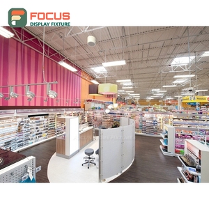 ชั้นวางวิกผมหรูหรา วัสดุไม้และกระจก หลายชั้น สำหรับร้านขายวิกผม - Product Image 6