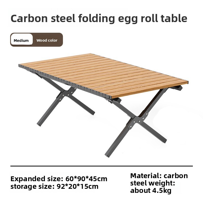 [90*60*45 square tube cross] wood grain long table