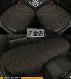 Housse de siège de voiture universelle en PU respirant de <span class=keywords><strong>luxe</strong></span> à motif diamant, protection intégrale pour l'intérieur de la voiture, 2 pièces - Product Image 6