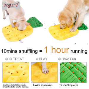 Estera de comida de entrenamiento para perros con parte inferior antideslizante en forma de piña, almohadilla lavable para olfatear mascotas - Product Image 6