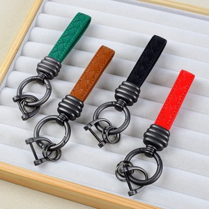 Fabricant de porte-clés en gros, porte-clés en cuir pour voiture par sublimation, porte-clés personnalisé avec logo de marque, souvenir promotionnel, porte-clés en cuir PU - Product Image 1