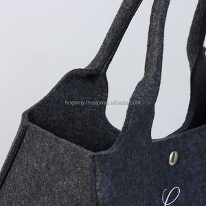 Bolsa de Mano Unisex de Diseño Clásico en Fieltro PET, con Logotipo Personalizado Impreso en Seda, para Uso Promocional, Nueva y en Oferta - Product Image 4