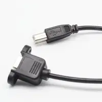 0.3M/0.5M USB 2.0 Loại B Cáp Mở Rộng Máy In Nam Sang Loại B Có Bảng Điều Khiển