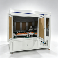 Stasiun Kerja Pengelasan Laser Serat Gantry Otomatis 380V untuk Lini Modul Baterai Lithium EV ESS Kapasitas 8-12 Kustom Siap Pakai