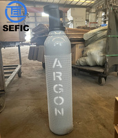 ISO9809-3 150Bar 10L oxygène azote Argon hélium CO2 réservoir bouteille de cylindre pour médical