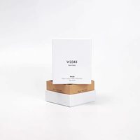 Boîte cadeau en carton rigide sur mesure de luxe, finition brillante/mate, matériaux recyclés, emballage pour cosmétiques, huiles essentielles, bougies