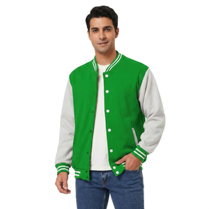 Veste d'hiver pour homme en tissu de laine noir de qualité supérieure, col montant, réversible, coupe-vent, style décontracté et urbain - Product Image 1