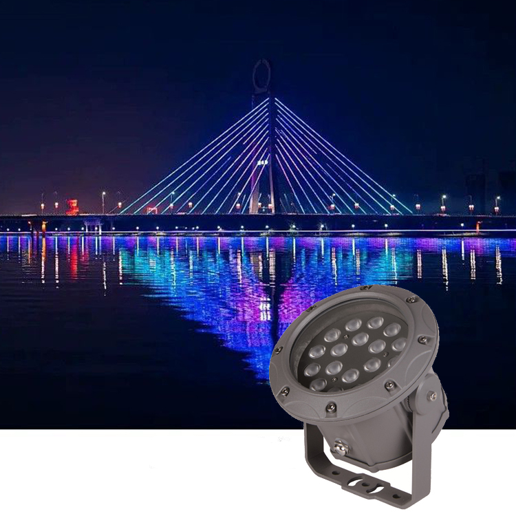 Outdoor Waterproof Round Led Floodlight 48w